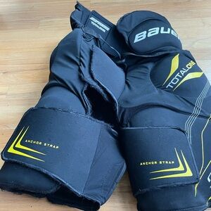 Bauer TotalOne Black and Yellow Protective Gear